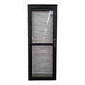 37075 Larson Black Aluminum Vertical Slider Screen Door