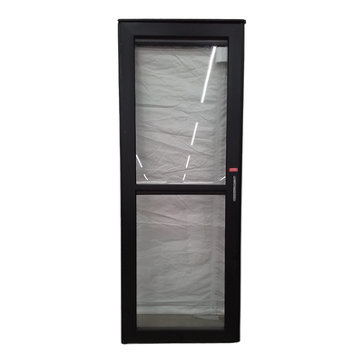 37075 Larson Black Aluminum Vertical Slider Screen Door