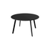 37239 Grand Patio Round Black Steel Coffee Table