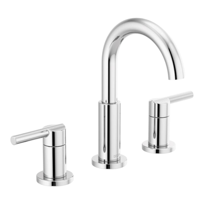 37371 Delta Nicoli Widespread Bathroom Sink Faucet With Drain