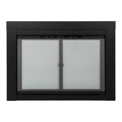 37374 Pleasant Hearth Fireplace Screen with Glass Doors