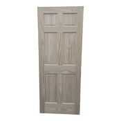 37393 Reliabilt Unfinished 6-Panel Door 32"W