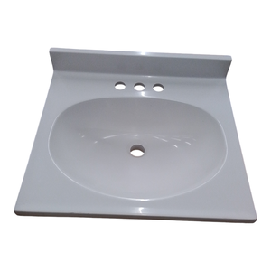 37420 Bathroom Vanity Top With Integral Backsplash