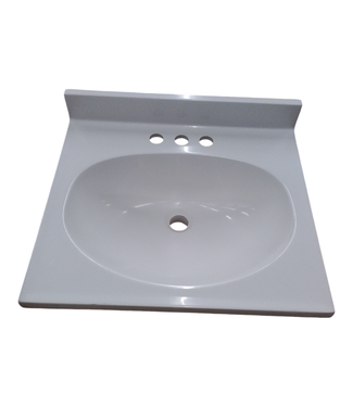 37420 Bathroom Vanity Top With Integral Backsplash