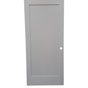 37461 Primed White Solid Core Slab Door 35.75"W