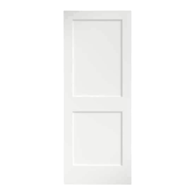 37560 Eight Doors Primed 2-Panel Shaker Door 30"W