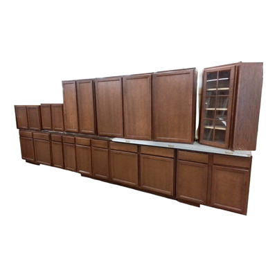 37684 Spiced Walnut Cabinet Set 13-Pcs.