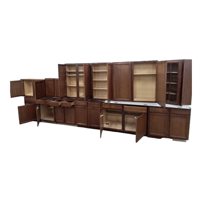 37684 Spiced Walnut Cabinet Set 13-Pcs.