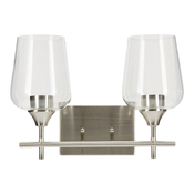 37701 Allen+Roth Brushed Nickel Vanity Light