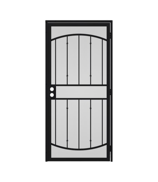 37716 Gatehouse Black Security Door 38.75"W
