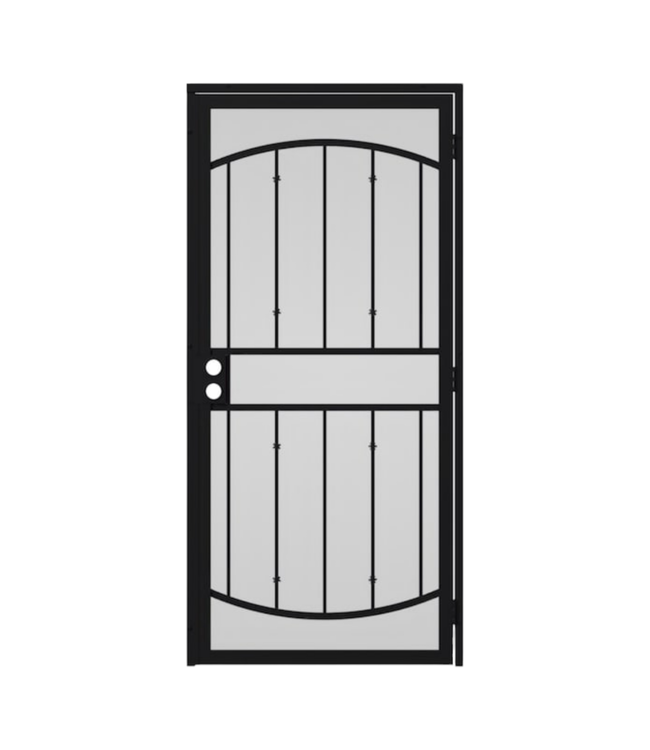 37716 Gatehouse Black Security Door 38.75"W