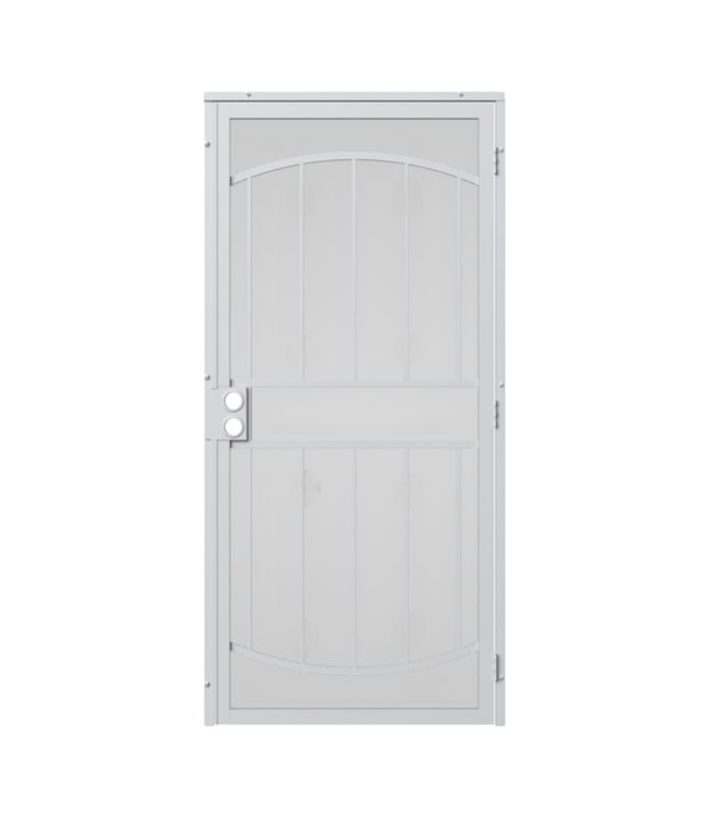 37717 Gatehouse White Security Door 38.75"W