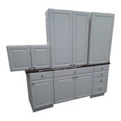 37724 Daisy White Cabinet Set 7-Pcs