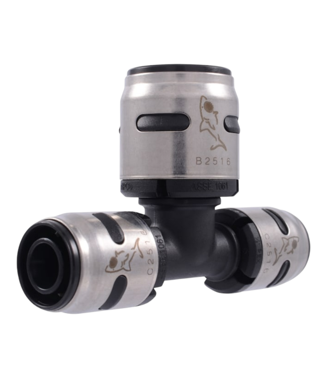 37784 SharkBite EvoPEX 1/2" x 1/2" x 3/4" Standard Tee 3 Pack