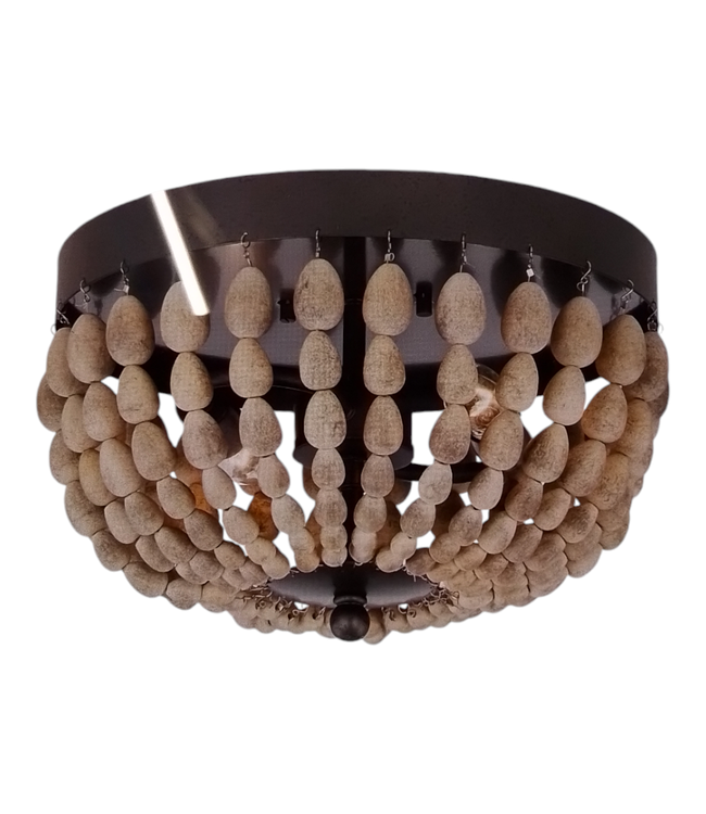 38318 Kichler Coltyn 2-Light Antique Steel Flush Mount Light