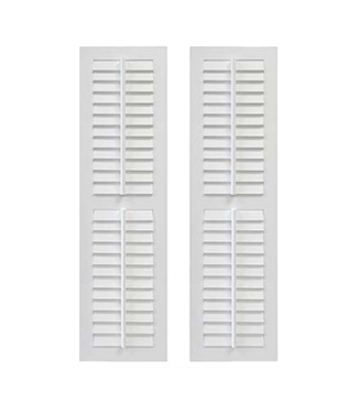 38303 White Window Shutters 2-pack 13.875"W