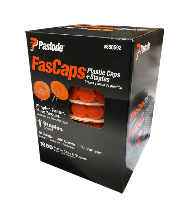 38330 Paslode Plastic Caps And Staples