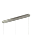 38420 Style Selections 3-Light Nickel Mini Pendant Fitter