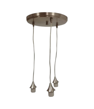 39534 Style Selections 3 lights Brushed Nickel Pendant light