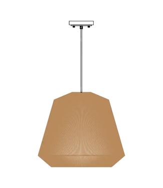 39802 Jute Twine Drum Shape Chandelier Light