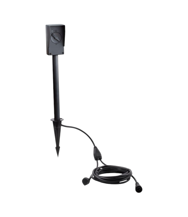 39845 Portfolio Black Dusk to Dawn Sensor Light