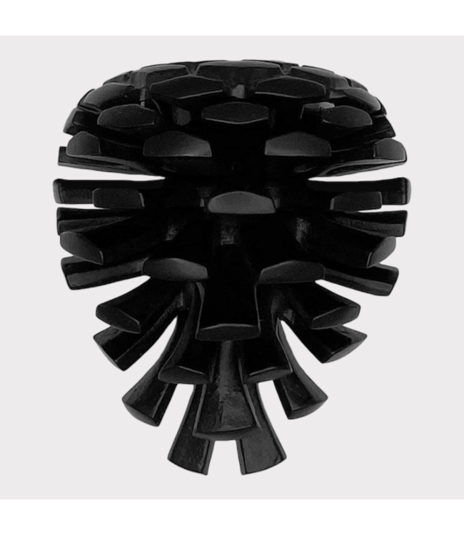 39997 MIchael Healy Matte Black Iron Door Knocker