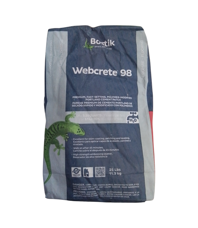 40097 Bostik Webcrete 98 Cement Patch 25 lb. Bag