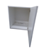 40173 White Upper Wall Cabinet 22.5"W