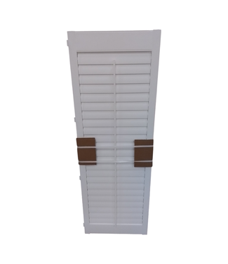 40237 Levolor White Faux Wood Plantation Shutters