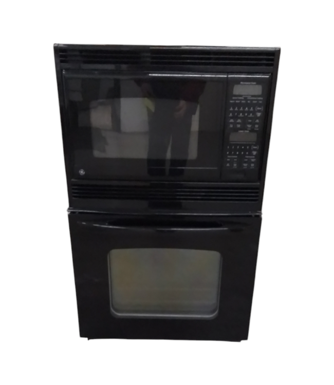 40324 GE Black Microwave and Oven Combo