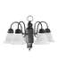 40505 Quorum Fort Worth 5 Light Chandelier