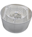 40565 White Drum Shade 4-Light Hanging Pendant Light