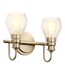 40620 Kichler Brass 2-Light Vanity Light
