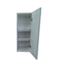 40771 White Antique Upper Wall Cabinet 12"W