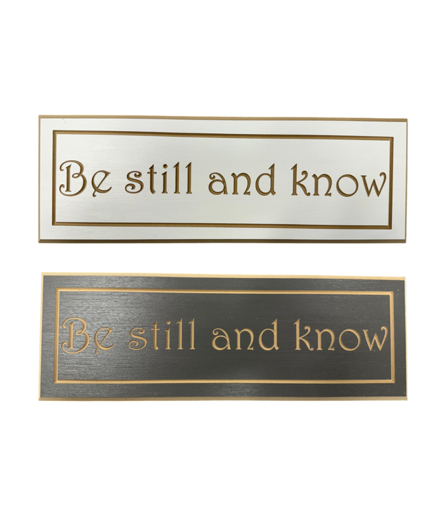 Buddy Board - Be Still and Know
