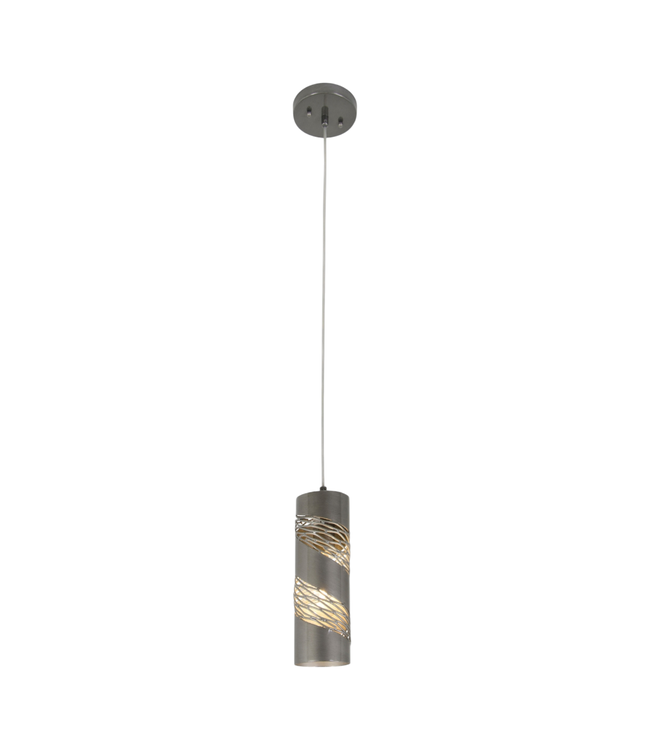 40804 Varaluz Flow 1-Light Small Cylinder Mini Pendant