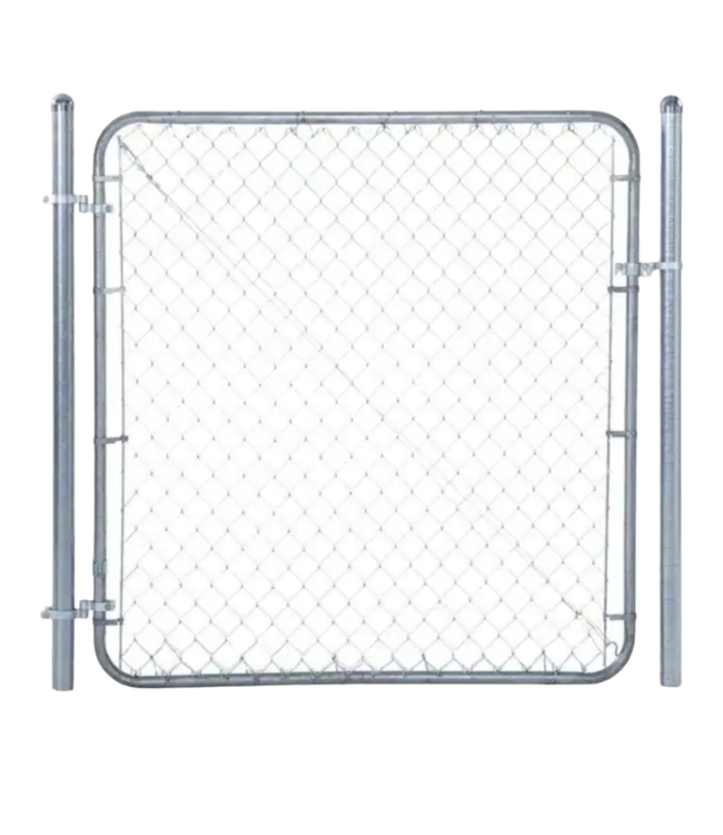 40884 Galvanized Metal Single Walk Through Chain Link Fence 6' x 5'