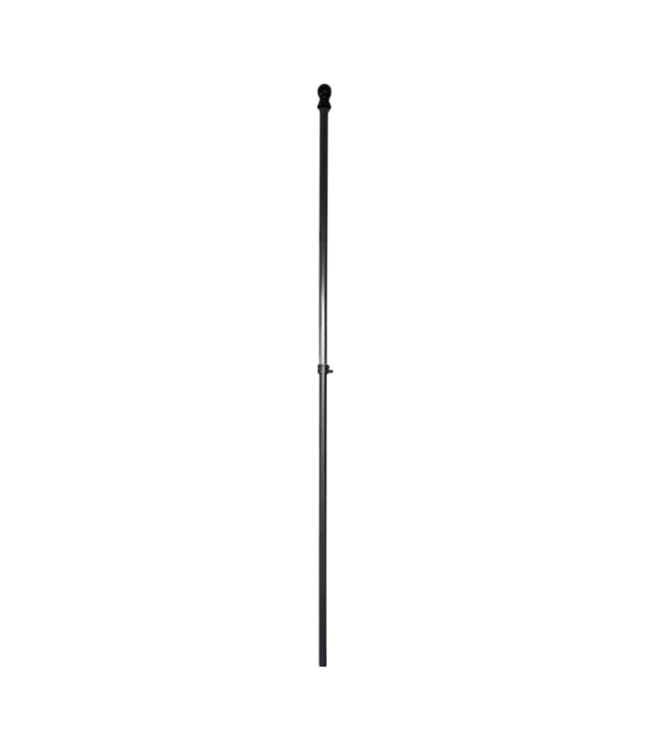 40929 Rain or Shine 5.75-ft Black Metal House Flag Pole