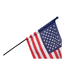 40929 Rain or Shine 5.75-ft Black Metal House Flag Pole