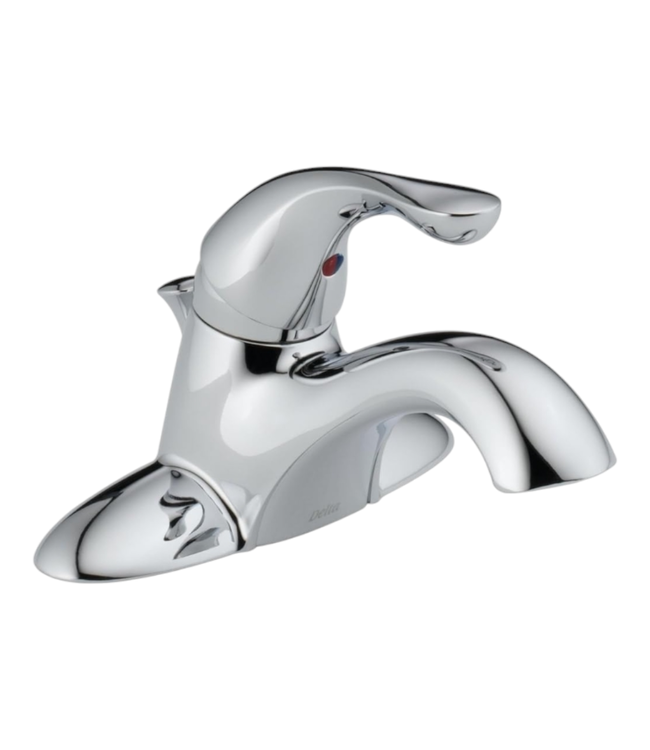 41003 Delta Single Handle Polished Chrome Bathroom Faucet