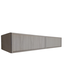 40172 Butternut Double Drawer Cabinet 56"W