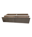 40172 Butternut Double Drawer Cabinet 56"W