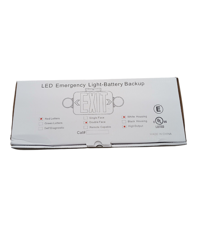 41107 Progress Lighting LED Exit Signs with Red Lights