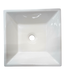 41288 Square White Ceramic Vessel Bathroom Sink