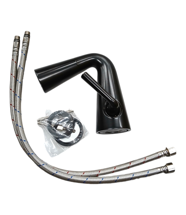 41308 Alfi Single Hole Bathroom Faucet Matte Black