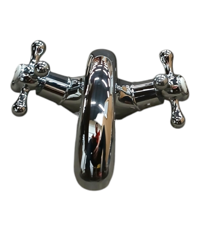41311 Single Hole Short Riviera Faucet Polished Chrome