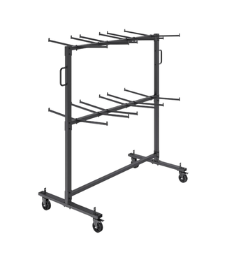 41315 Vevor Folding Table And Chair Rack Trolley Cart
