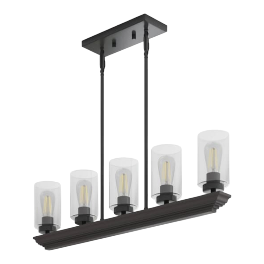 Allen And Roth Chandeliers Allen + Roth Latchbury Brushed Nickel