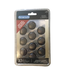 41382 Amerock Oil-Rubbed Bronze Round Cabinet Knobs 10-pk