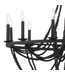41405 Acroma 12-Light Matte Black Chandelier